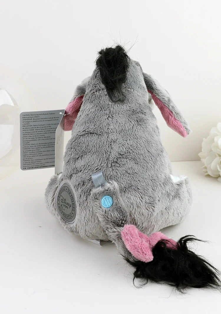 20cm Flauschiges Eeyore Winnie The Pooh Plüschtier Kleine Original Plüschpuppe Graue Stofftiere Chibi Anime Zimmerdekoration für Mädchen – Detail 4