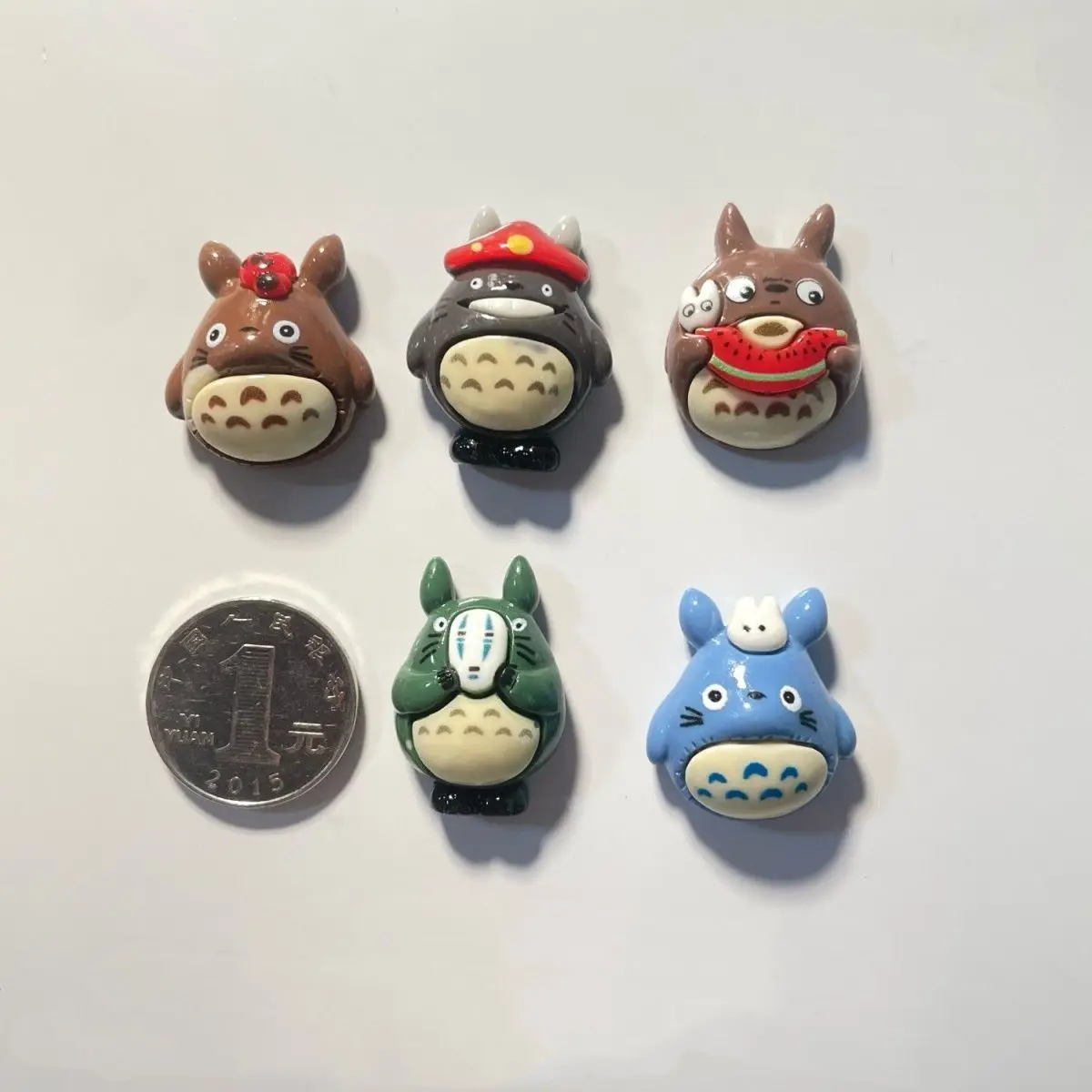 Totoro Anime Resin Fridge Magnet Cute Cartoon Figure Magnetic Sticker Refrigerator Photo Decor Home Kitchen Ornament Creative view 5