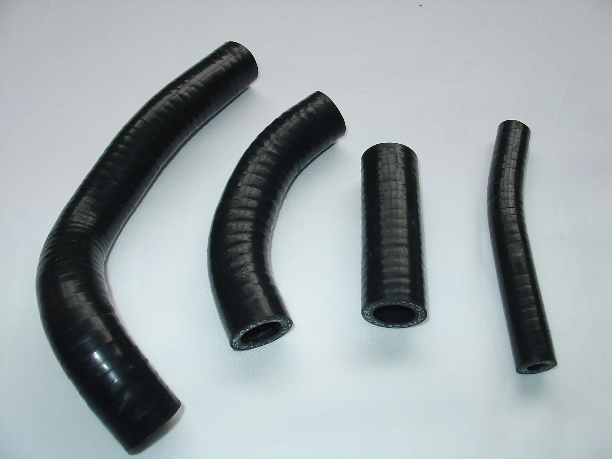 Black Silicone Radiator Hose For 1984 1985 Suzuki RM125