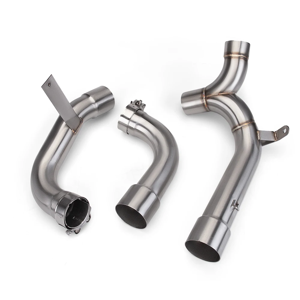 Middle Link Tubing, Racing Line,Stainless Steel Motorcycle Exhaust Pipe,Multistrada 1200 S 2010-2017 image 2