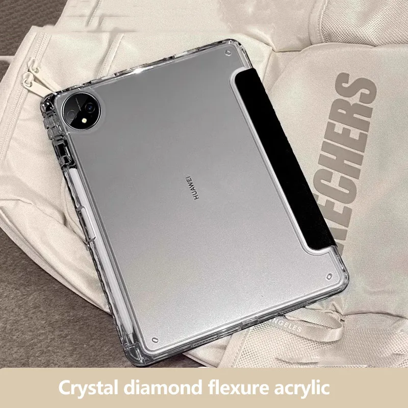 

Transprent Case For Redmi Pad SE 8.7 inch 4G SE 11 Pad10.61 Xiaomi Pad 5 5Pro 6 6Pro Acrylic Anti-bending Cover With Pen Slot