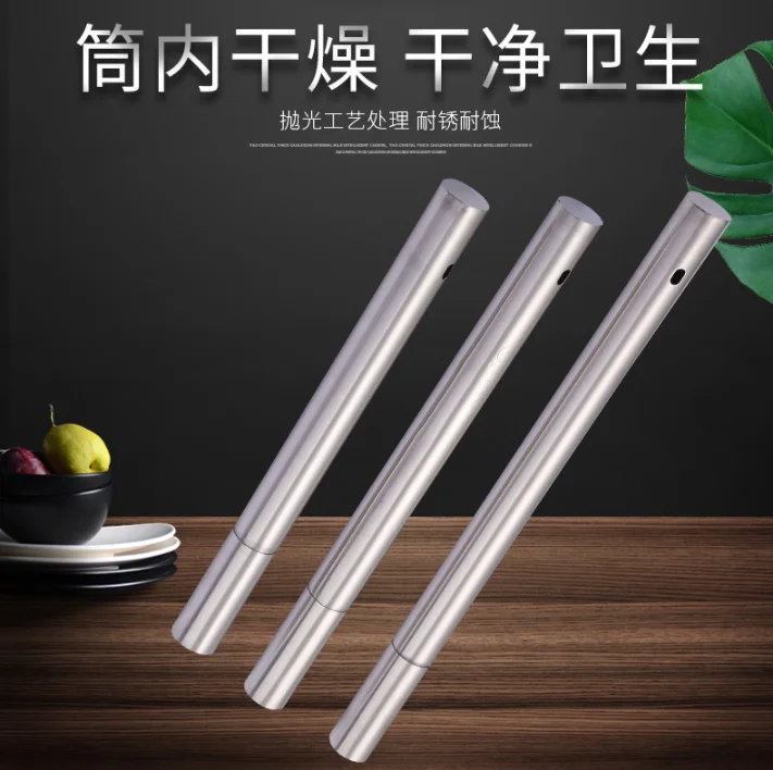 Picture 4: Stainless steel barbecue signature storage bucket BBQ signature bucket BBQ steel signature storage box  barbecue supplies