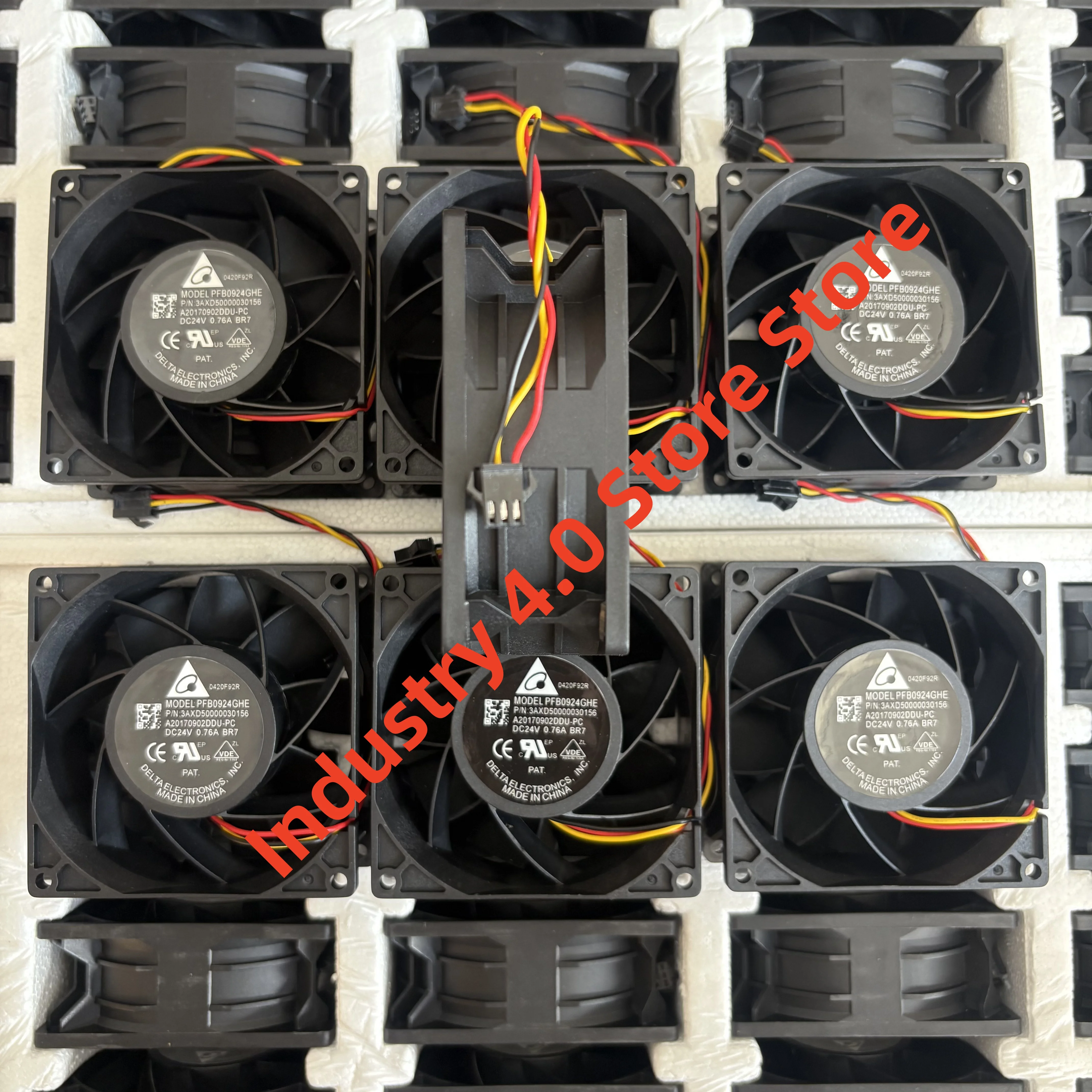 تستخدم PFB0924GHE BR7 DC24V 0.76A 3wire (3AXD50000030156) لمروحة التبريد ACS510/550