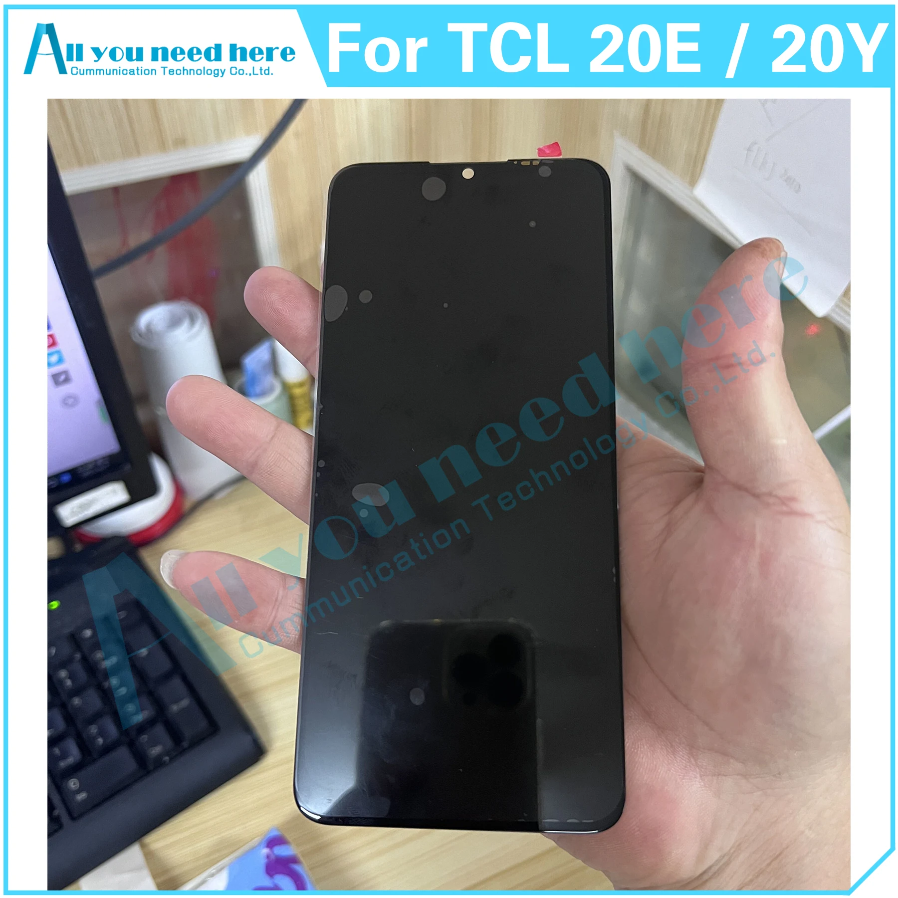 

100% Test AAA For TCL 20E 20Y 6156D 6125F 6125D 6125H 6156 6125 LCD Display Touch Screen Digitizer Assembly Repair Parts Replace