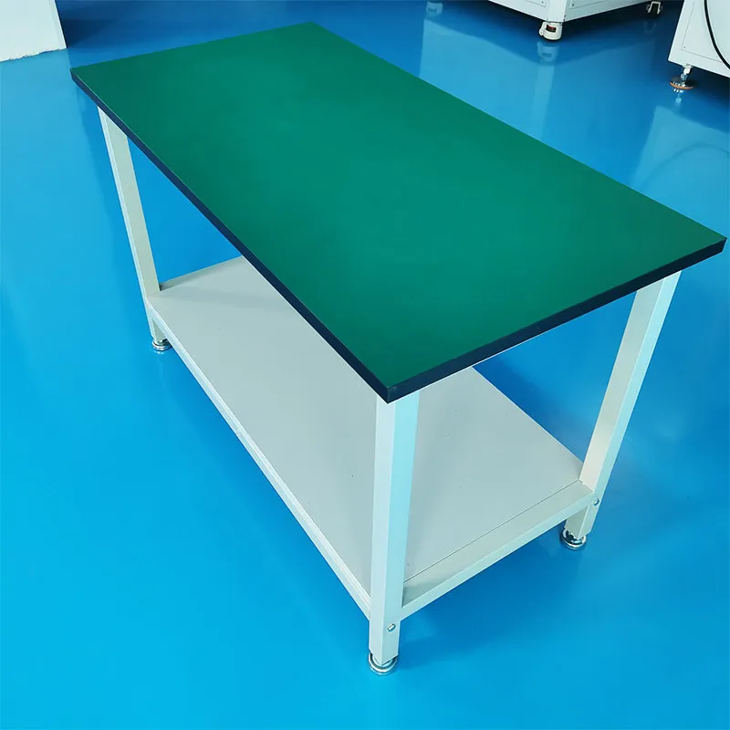 Double-layer anti-static worktable workshop assembly line operation table maintenance drawer actual inspection