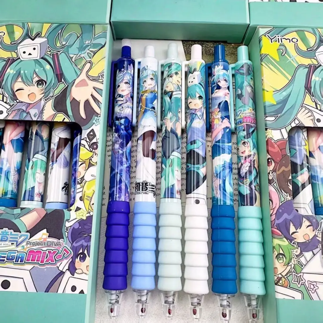 canetas-de-ponta-fina-05mm-tematicas-hatsune-miku-6-canetas-gel-retrateis-para-uso-diario-material-escolar-e-presentes-de-aniversario