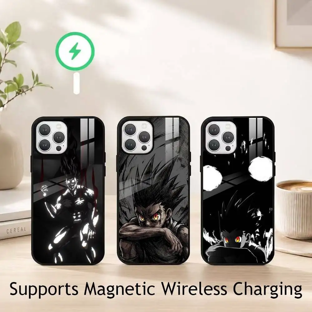 

Hunter x Hunter Gon Freecss Phone Case For iPhone17,16,15,14,13,12,11 Plus,Pro Supports Magnetic Wireless Charging