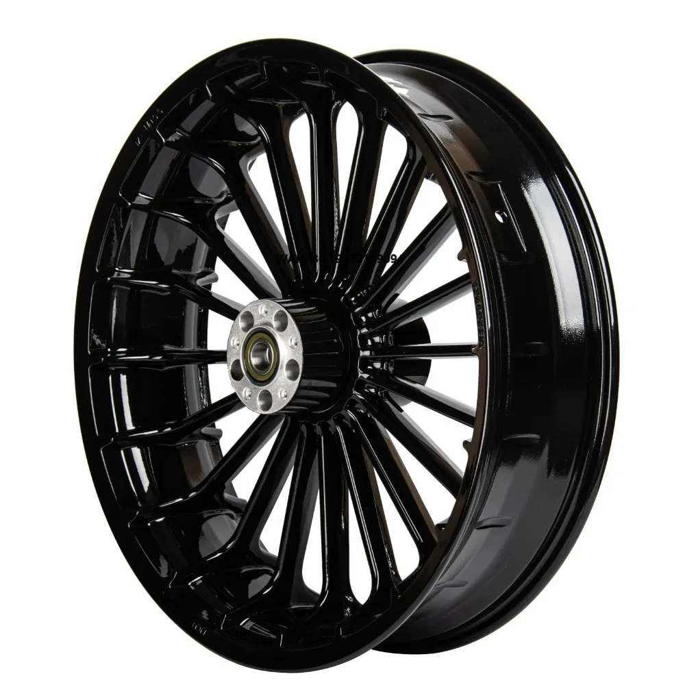 

18/21/23 Inch Gloss Black Front Rear Multi-spokes Wheels Rims for Softail Fat Boy Breakout 2018-2024, Tubeless Wheel Rim