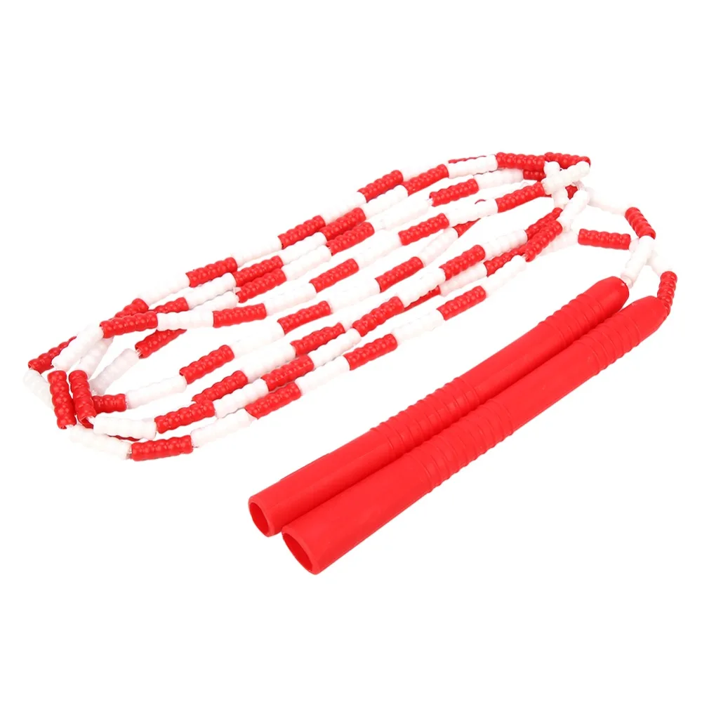 Rope skipping PVC Beads Beaded Segmented Jump Rope TPU 2.8-meter Skipping Rope Exercise Jump Rope Fitness Training
