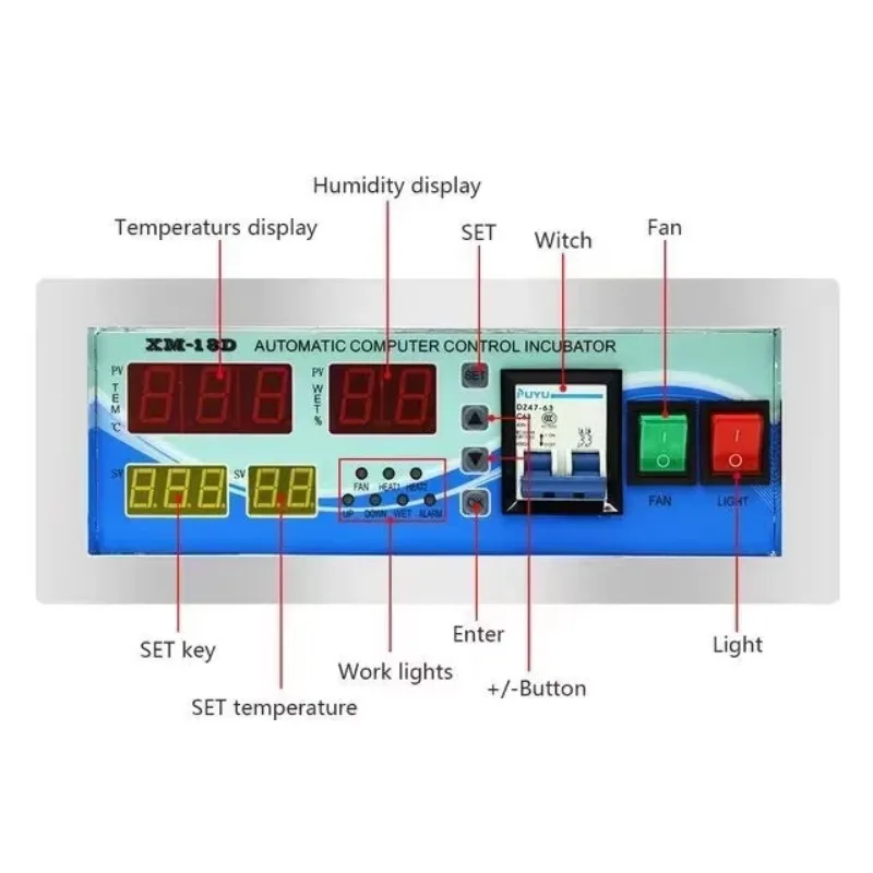 

Smart Home Egg Incubator with Humidity Control