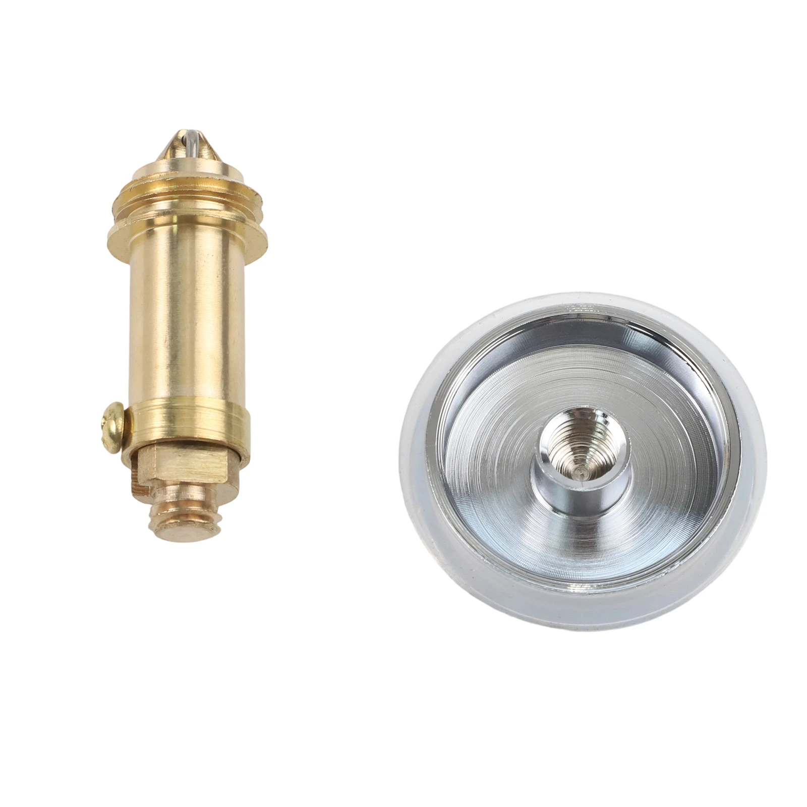 

36mm Chrome Basin Waste Push Button Click Clack with Spring Mechanism for Bathroom Sink and Bathtub Replacement