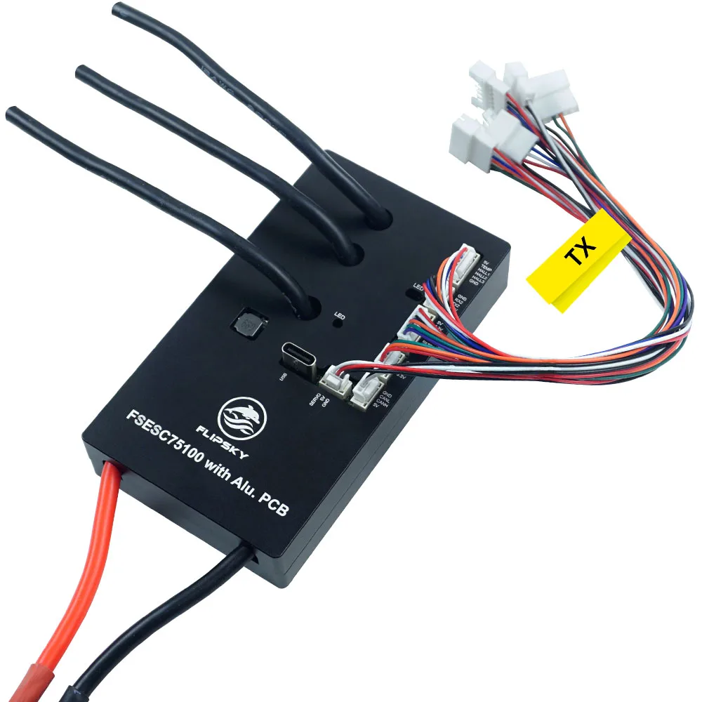 Flipsky 75100 con PCB in alluminio basato su VESC per skateboard elettrico/scooter elettrico/regolatore di velocità Ebike