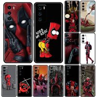 Funny Cartoon Deadpool Marvel Silicon Fundas For Huawei P20 P30 P40 Lite Pro P10 P50 Y9 Back Cover Mate 10 20 30 Soft Phone Case