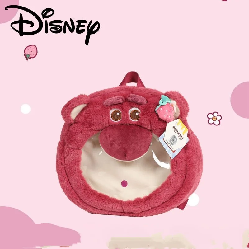 Disney Lots O Huggin Bear Mädchen Polyester Plüsch Transparent Rucksack Schmerz Pack Große Kapazität Weihnachten Halloween Festival Geschenk