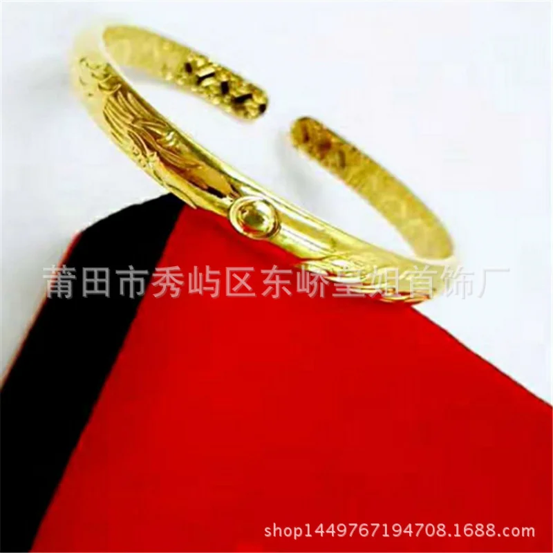 

Solid Brass Plated Bracelet 6NCopper Bracelet European Coin Plated Women's Bracelet Fashion Trend Jewelry Wholesale