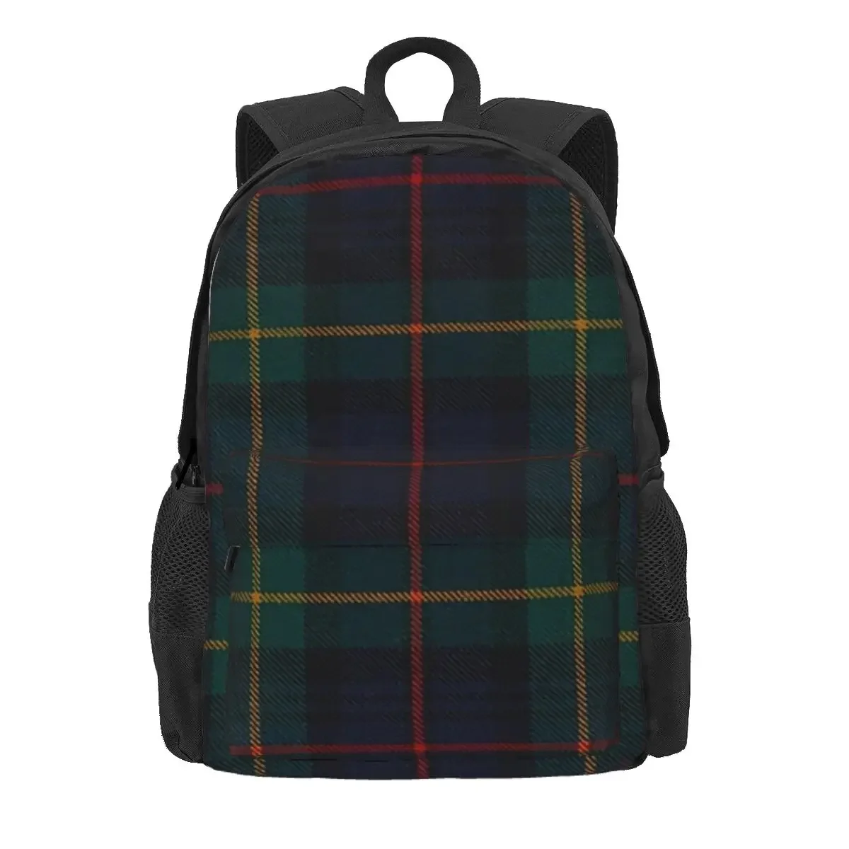 Farquharson Scottish Tartan Backpack Daypack Large Capacity Kids BookBag School Bag Shoulder Bags for Men Women