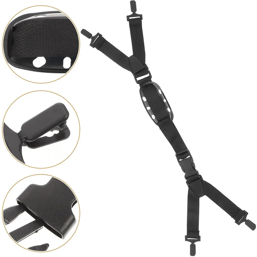 

Комплект из 4 универсальных Y-образных регулируемых ремней для крепления к каске, противоскользящие, для строительных работ, обеспечивающие комфорт и безопасность