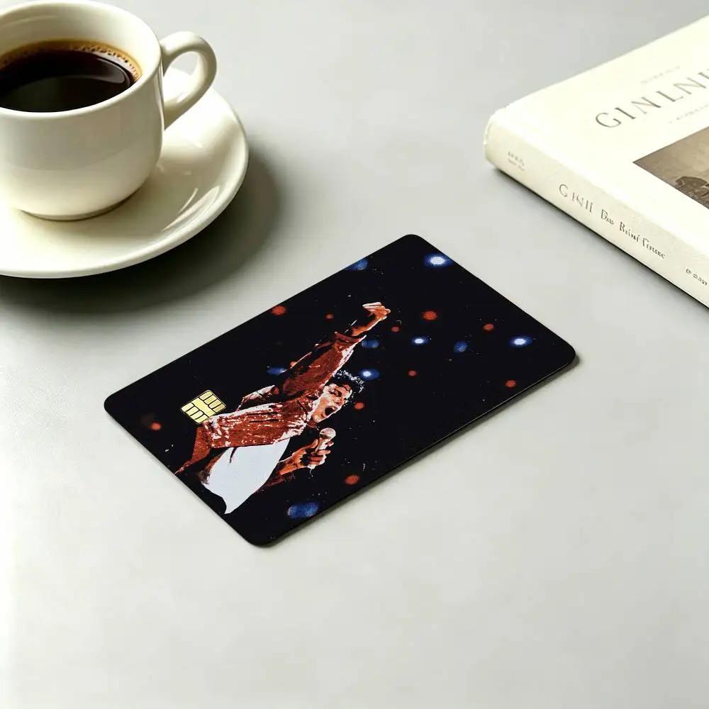 K-King of Pop Michael Jackson  Credit Card HD Stickers Small Chip Waterproof Sticker Game Card Decal Gift