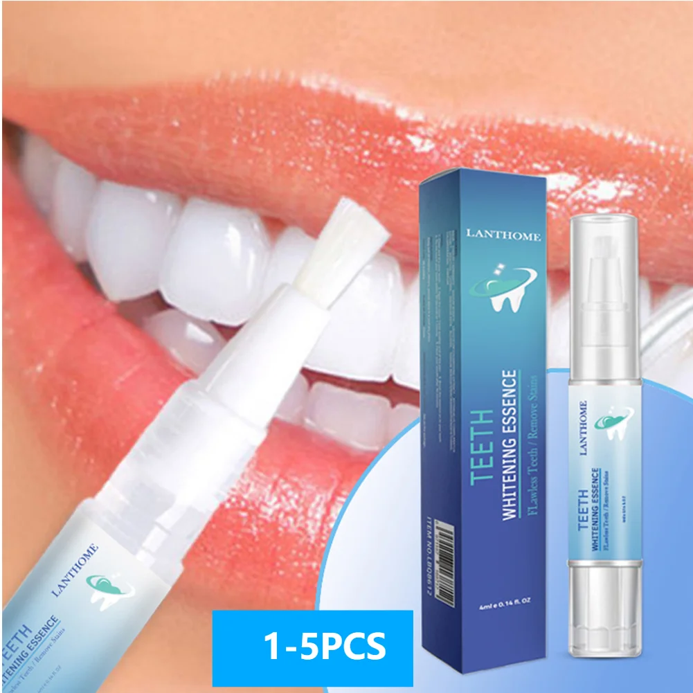 1-5PCS 4ml Teeth Whitening Pen Effective Painless Gum Therapy Gel Teeth Whitening Essence Pen No Sensitivity Teeth Whitening Gel