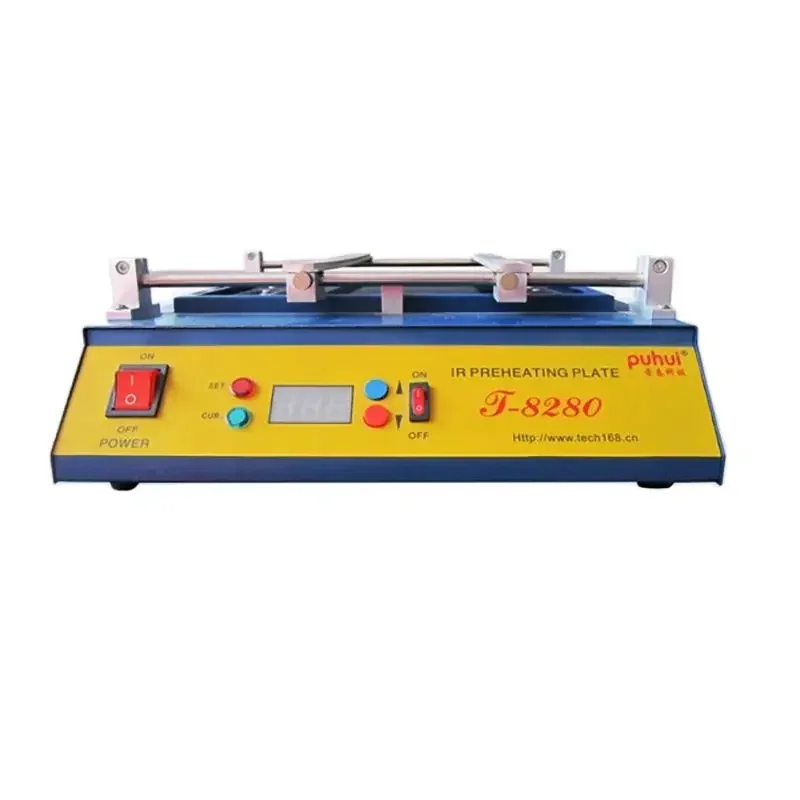 220V or 110V Puhui T8280 PCB Preheater IR Preheating Plate T-8280 IR-Preheating Oven 0-450degree Celsius Solder Repair