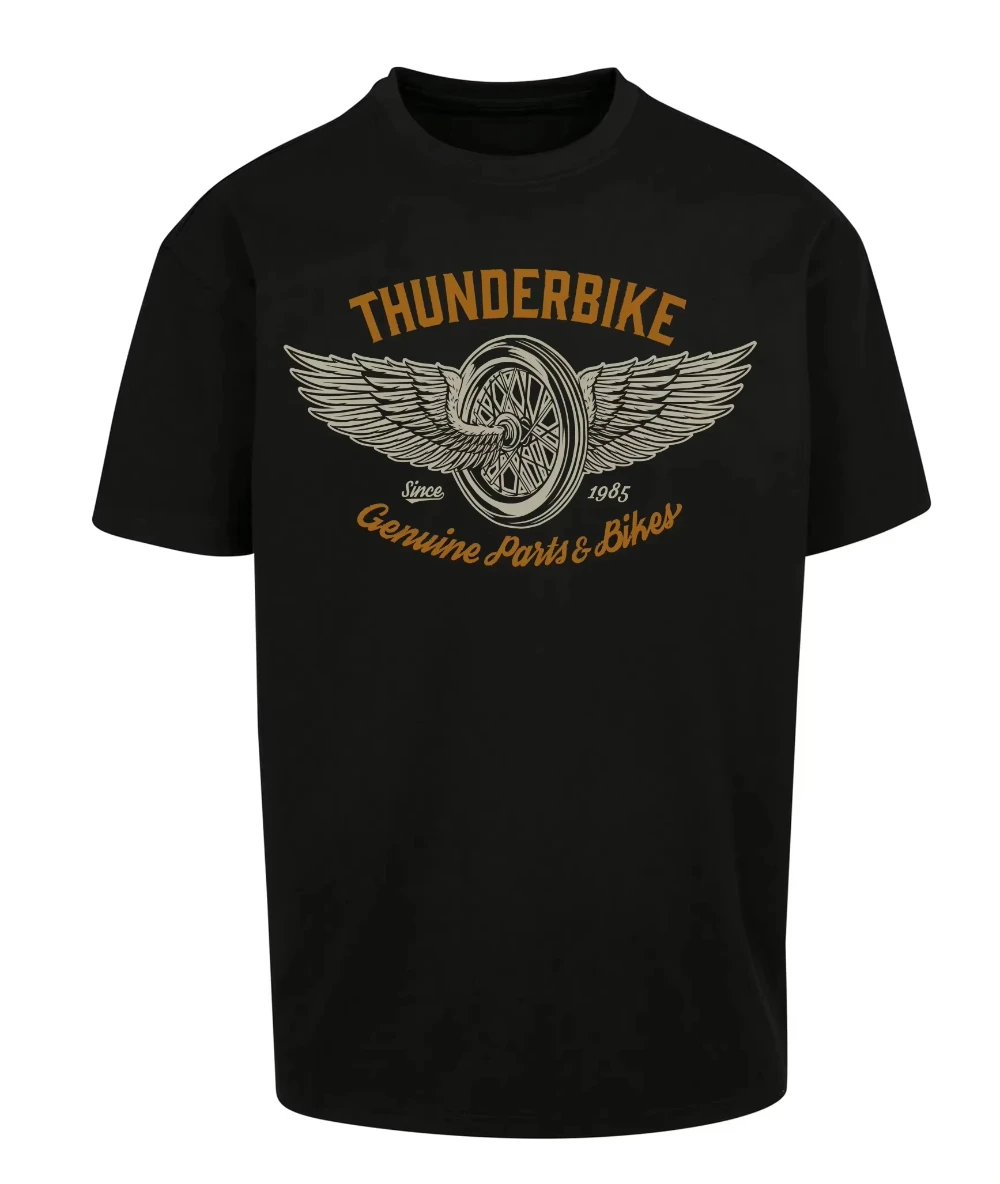 

Thunderbike Flying Wheel Men's T-shirt Short Sleeve Brand T Shirt Men Women Cotton Tees Vintage H-Harley Tops Summer Streetwear