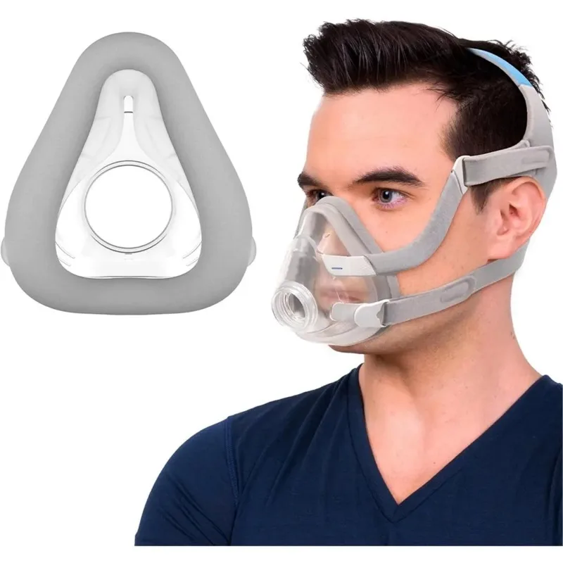 

Replacement Cushion for AirFit F20 Soft Silicone Seal Pad for Full Face CPAP Mask Headgear for Sleep Apnea