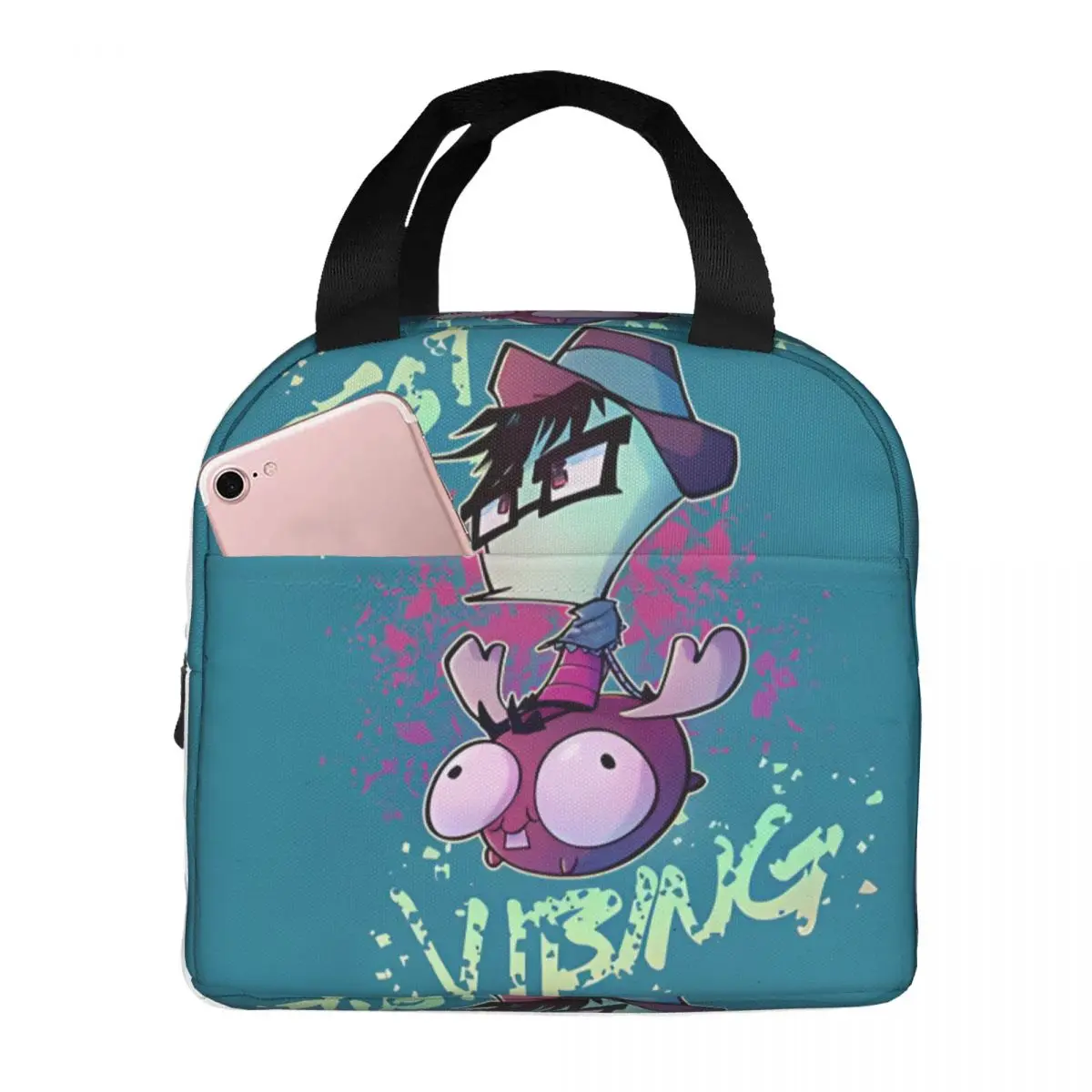 Multifunction Grils Invader Zim Gir Bento Box Portable Shminvader Shmim Work Lunch Boxes