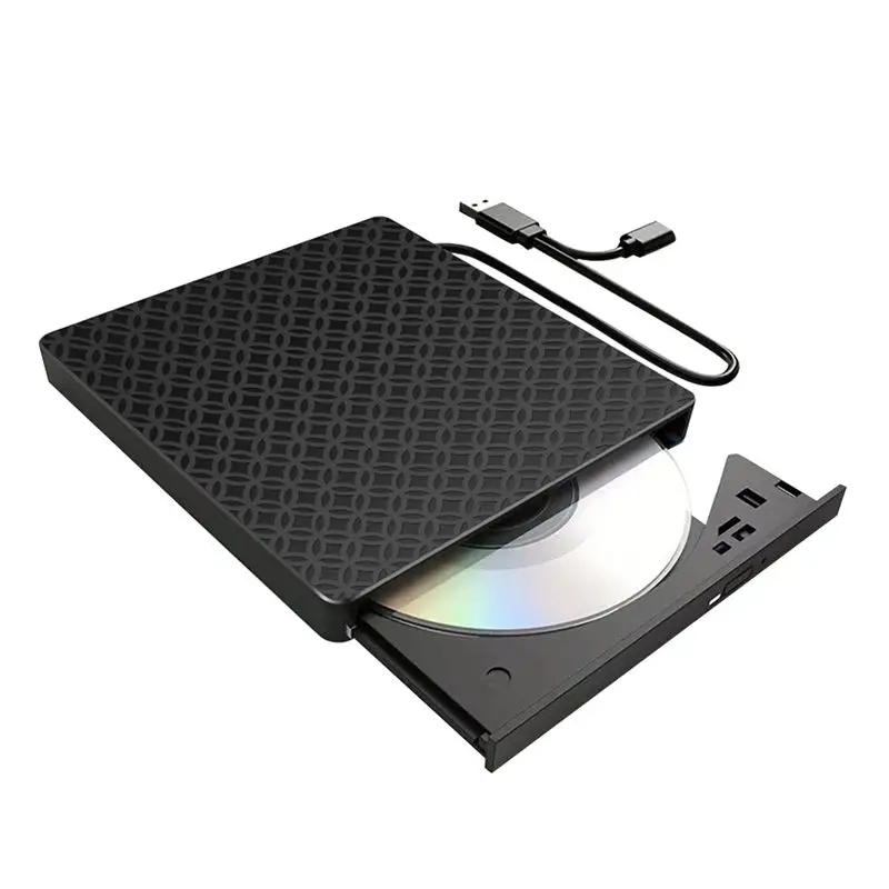 HFES Multifunctional External CD/DVD Drive Burner For Laptop CD DVD Disk Drive For PC Laptop