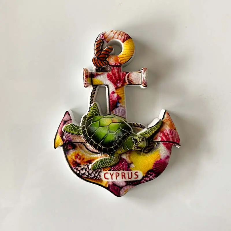 

Greece Crete Blue-domed Church 3D Resin Refrigerator Magnet, Imanes Nevera, Magnet Frigo, Mini Cute Home Decor Magnets