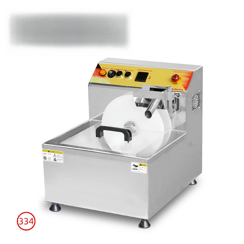 

Commercial chocolate smelting and tempering machine