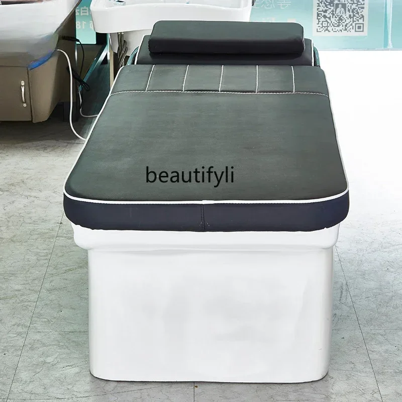 

xx1Thai shampoo bed barber shop special fumigation head therapy full lying hair salon beauty salon massage flushing bed