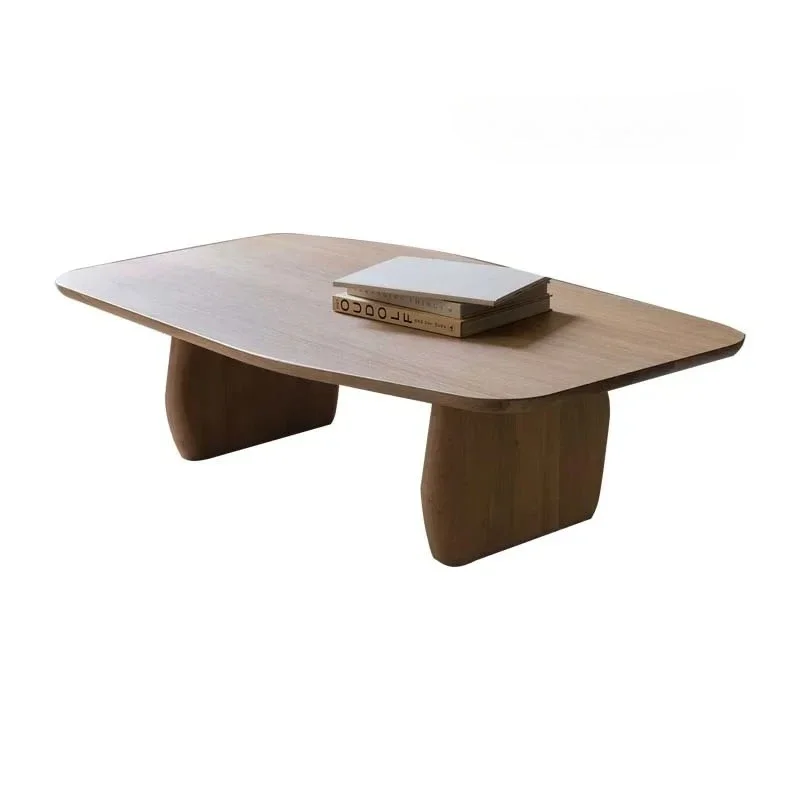 Solid wood coffee table living room low  tea table kang table bay window  modern simple household small apartment