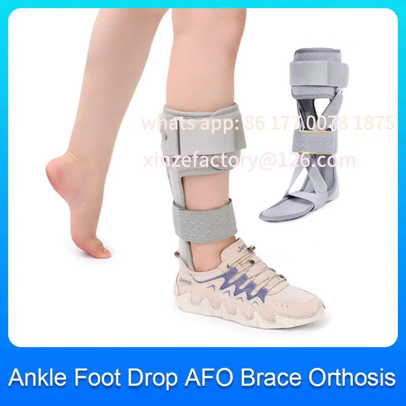 Customizable Ankle Foot Orthosis Support  Drop Stroke Hemiplegia Valgus Orthosis Correction Shoes Protective