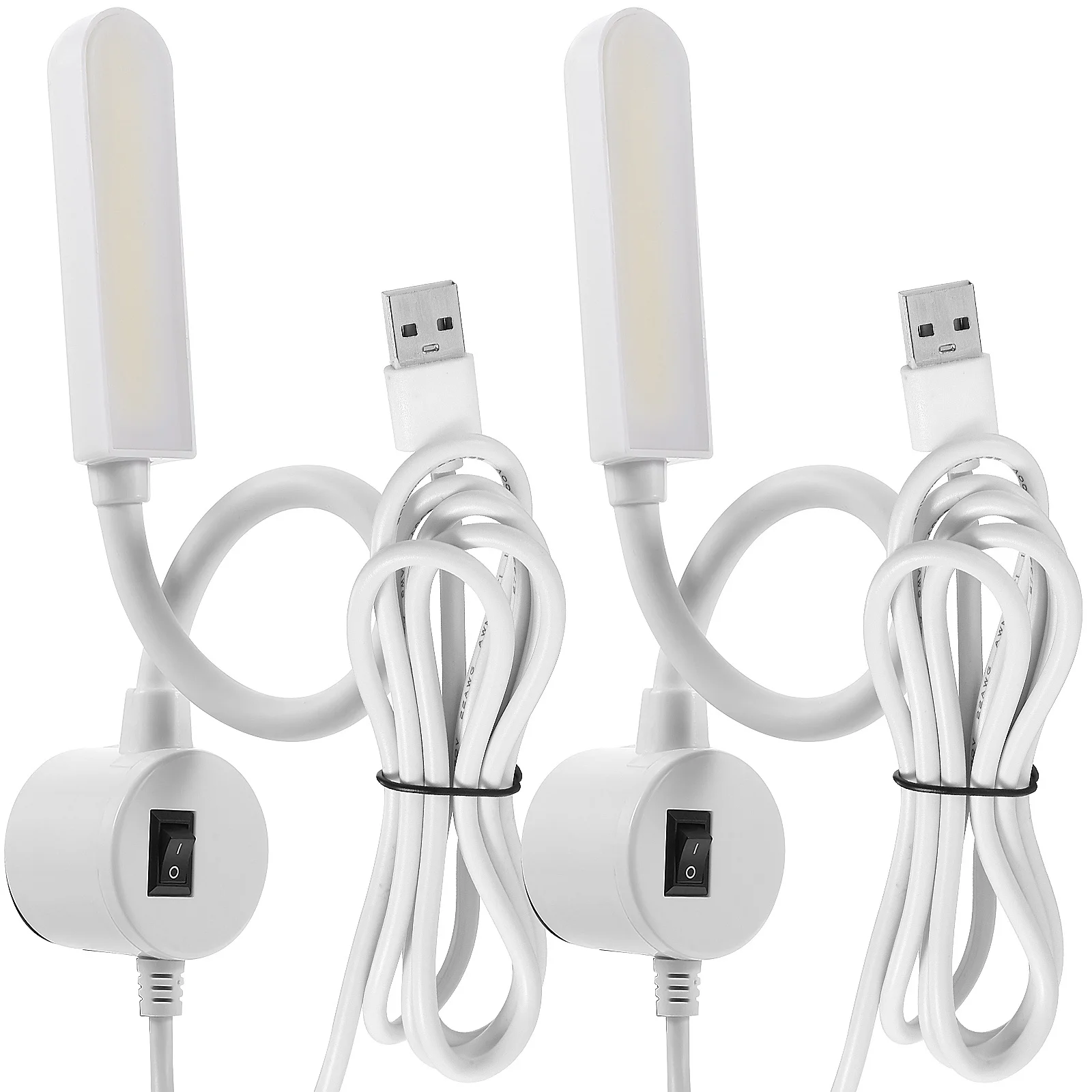 

2pcs Sewing Machine Light Led Workbench Lamp Flexible Neck Magnetic Base Craft Lighting Multi-Purpose Work Light For Lathe Drill