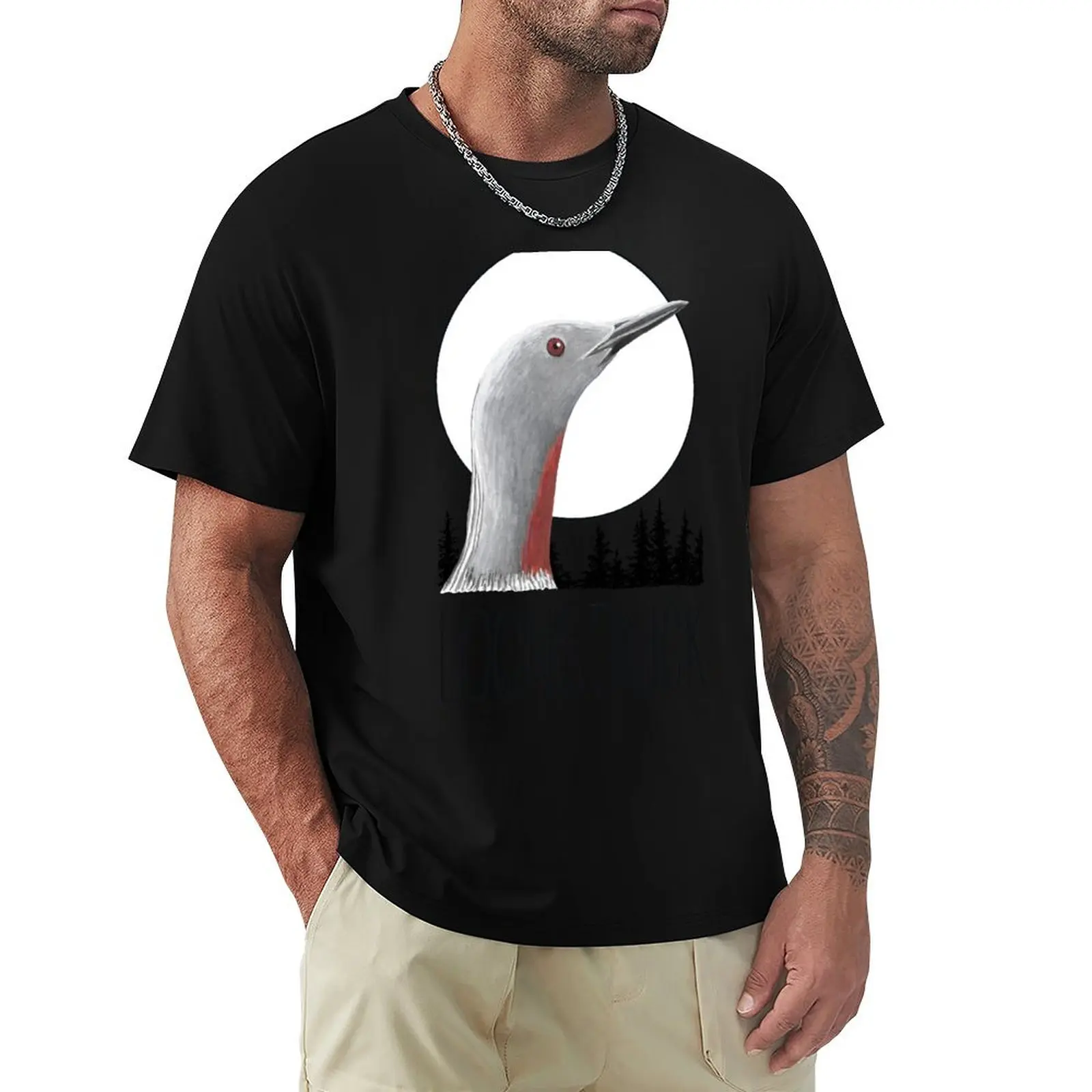 

Loonstruck (Red-throated Loon) T-Shirt Funny t-shirts vintage graphic tee kawaii clothes mens designer clothes