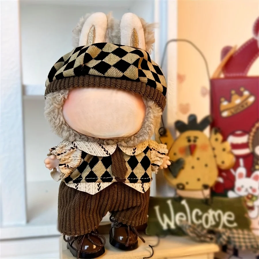 

Clothes Set for 17cm Idol Doll, Mini Exquisite Jumpsuit, Doll Dress Up Accessories
