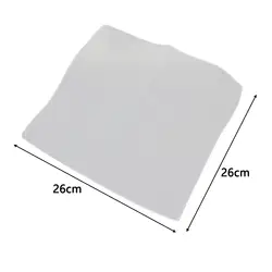 Mouchoirs blancs souples pour hommes, carrés de poche, fournitures d'artisanat faites à la main, bricolage, 10 pièces, 26cm, 10 po, 42S