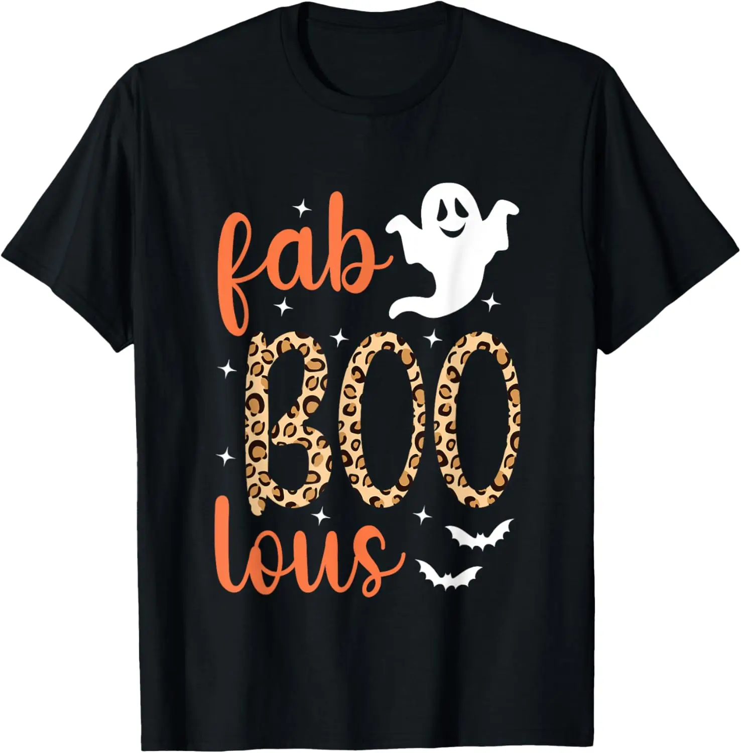 Fab Boo Lous Cute Ghost Halloween Fabulous Halloween T-Shirt