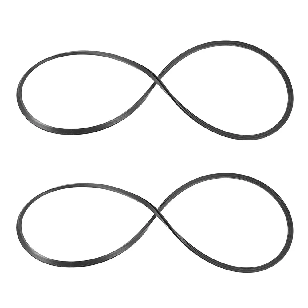 

2pcs Salon Rubber Base Ring Wear-Resistant Floor Protection Replacement For Hydraulic Styling Chair Barber Chair Gasket