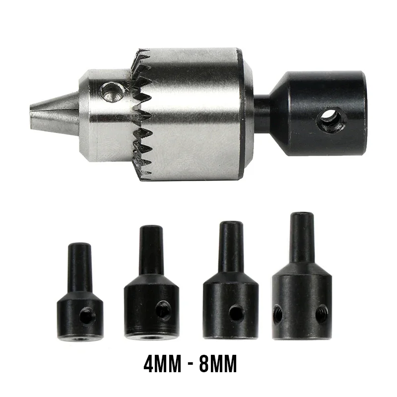 Micro Electric Drill Chuck Motor Shaft Connecting Rod 4/5/6/8mm Grinding Micro Chuck Electric Wrench Accessory