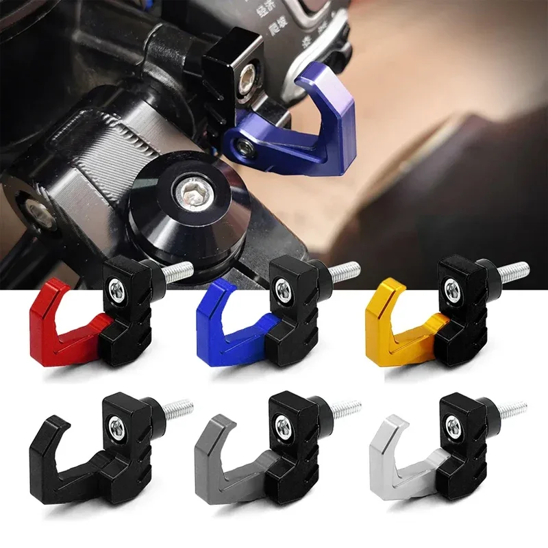 Motorcycle Luggage Helmet Hook Handlebar Mount Motor Electrical Bike Scooter Helmet Holder Bag Hook Hanger Cycling Accessories