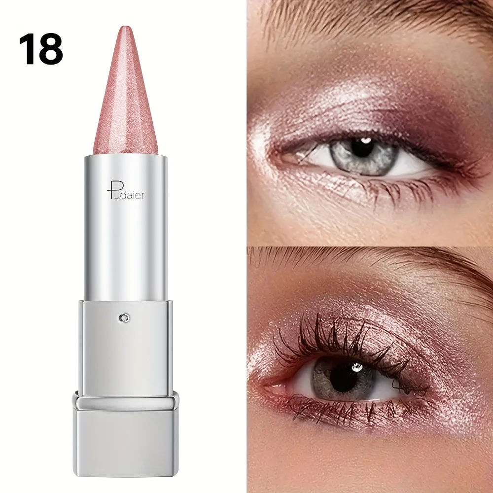 Stylo fard à paupières scintillant imperméable, imperméable et résistant à la sueur, longue durée sans bavures, pas facile à enlever le maquillage