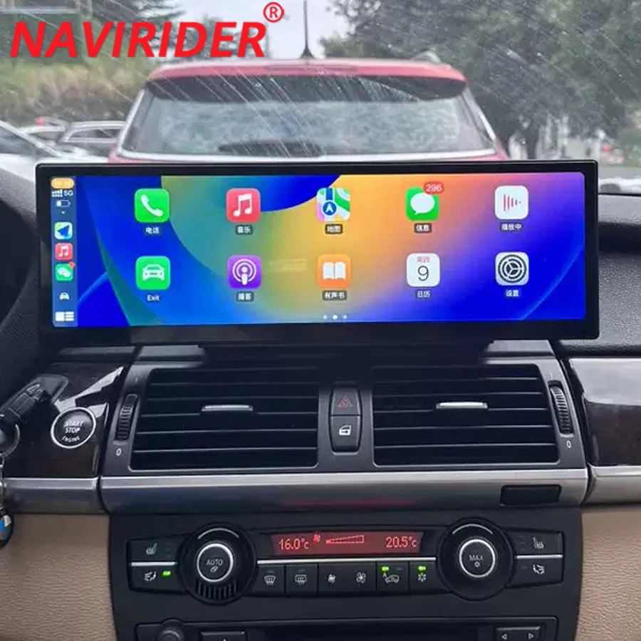 

14.9inch Android Multimedia Player For BMW X5 X6 E70 E71 CCC CIC 2007-2013 Stereo Car GPS Navigation Autoradio Carplay Head Unit