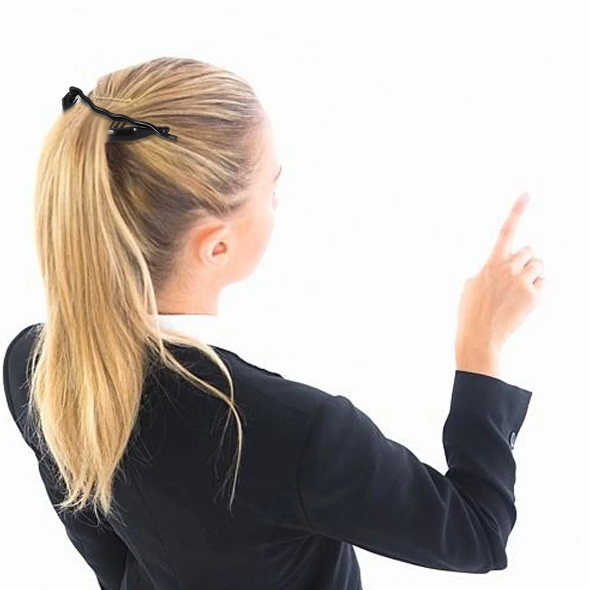 

4 шт., зажим для волос «Дельфин-банан», большая пластиковая заколка с одним боковым зубом, безопасная фиксация, стильный зажим для женщин и девочек