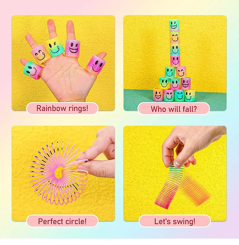 12/240 stücke Mini Regenbogen Magische Quellen Spielzeug Kinder Geburtstag Party Favor Giveaway Geschenke Souvenir Kindergarten Gast Pinata Füllstoff – Detail 13