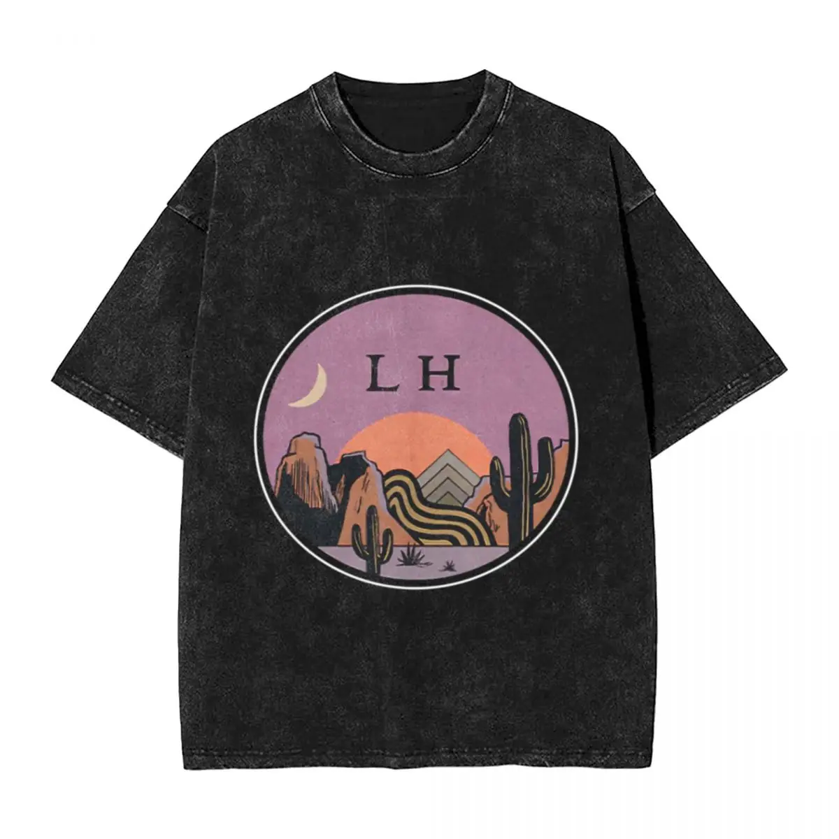 Lord Sunset Huron Merch Sudadera con capucha de mezcla unisex de manga larga con cuello redondo Swea Retro Trendy A Vintage camisetas de gran tamaño