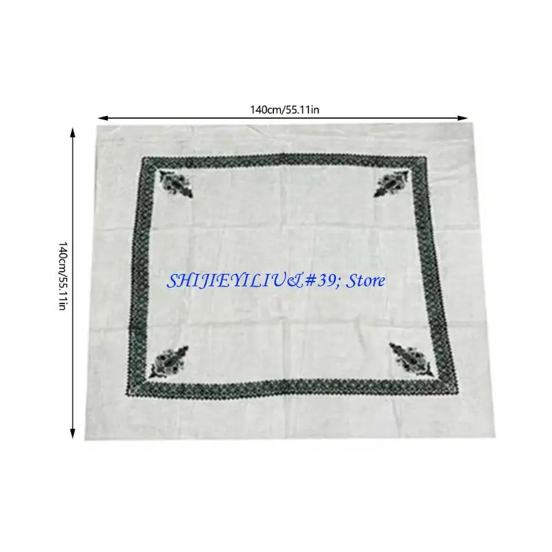 

E21F Traditional Hijab Scarf Men Daily Headwrap Arabian Shemagh Jacquard Headscarf