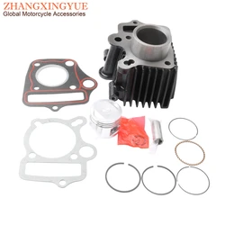 Motorcycle 39mm Cylinder Piston Rings Kit Set For 50cc 139FMB Engine Pit Dirt Bike ATV Quad