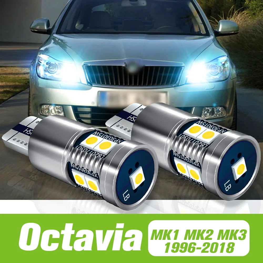 

2pcs For Skoda Octavia 1 2 3 MK1 MK2 MK3 1996-2018 LED Parking Light Clearance Lamp 2008 2009 2010 2011 2012 2013 Accessories