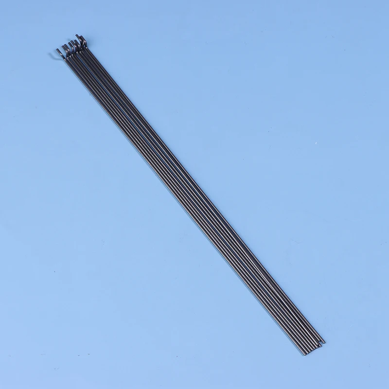 Varillas de tracción Servo de alambre de acero tipo Z, diámetro de 1,2mm, longitud de 20cm para palanca de Control de ángulo de avión RC, 10 Uds.